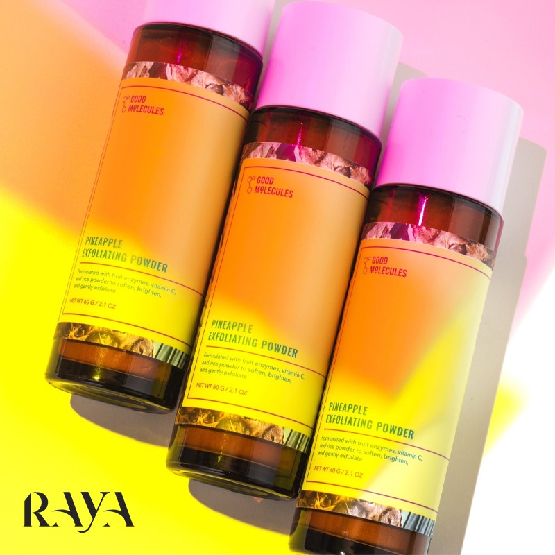 پودر لایه بردار ملایم و روشن کننده پوست حاوی عصاره آناناس گود مولکولز Good Molecules Pineapple Exfoliating Powder